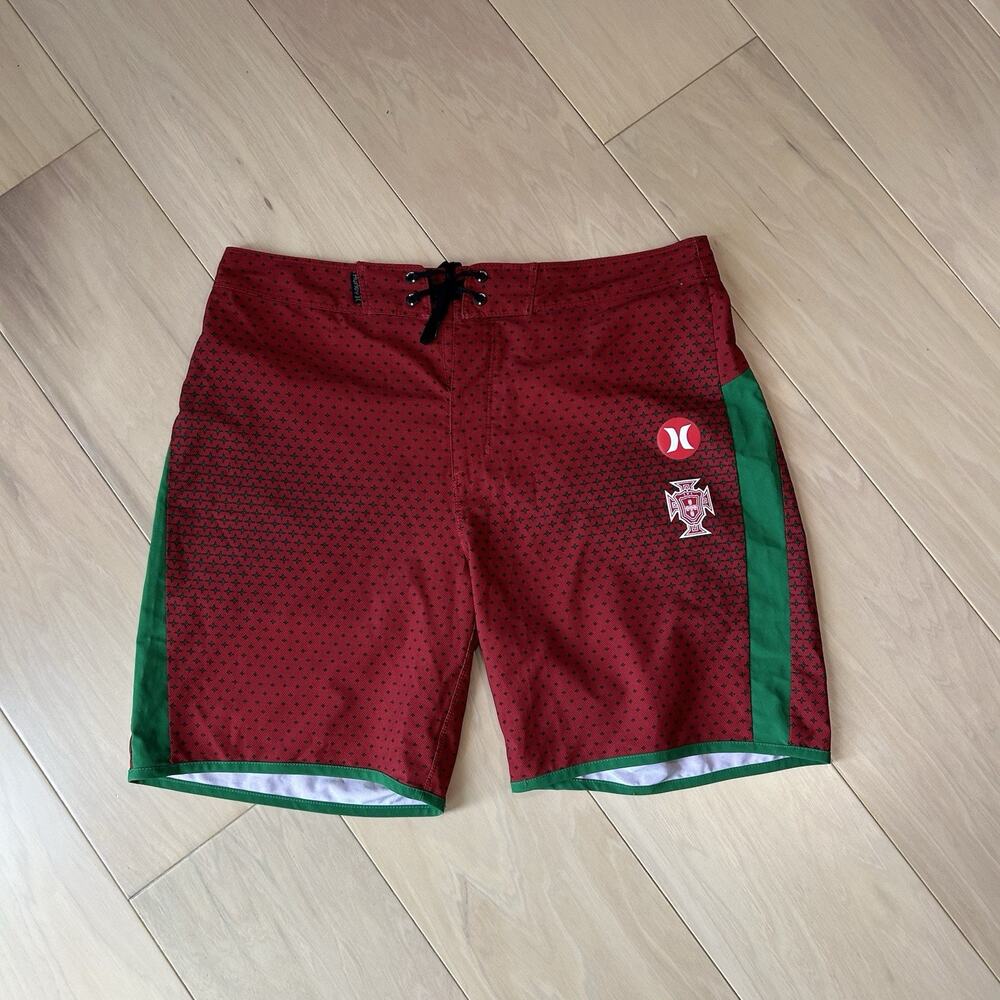 Hurley Phantom x Portugal National Team Board Shorts Unlined 7” Inseam Men's 32